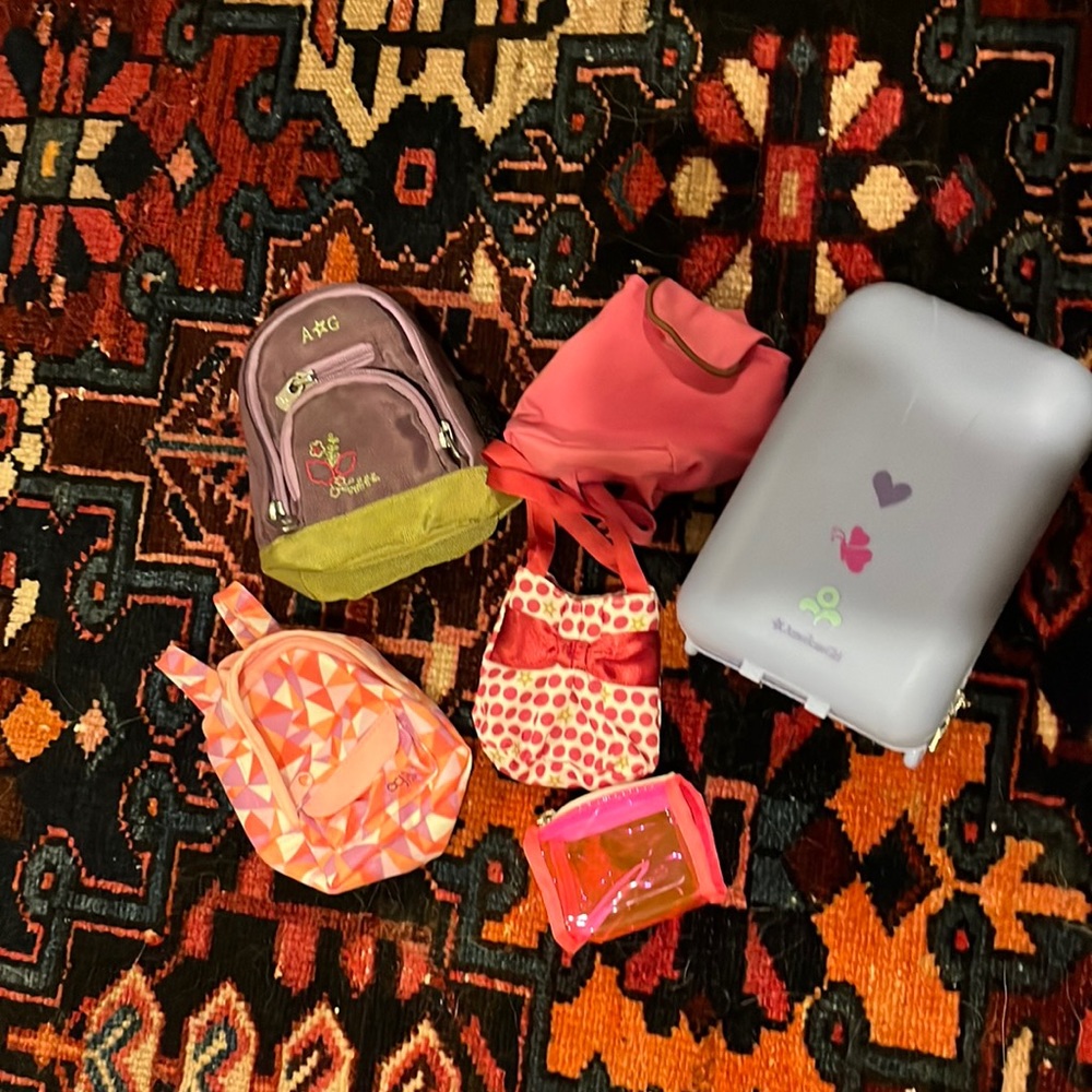 American girl doll bags. All been used and all different!